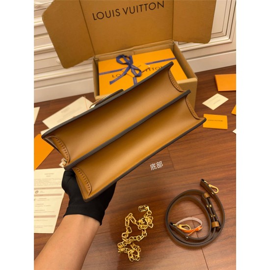 Louis Vuitton DAUPHINE Medium Handbag (M45958): Size - 25x17x10.5cm