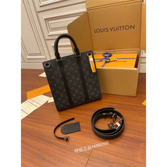 Louis Vuitton M46098 Sac Plat Cross Handbag: Size - 26x28.5x6cm