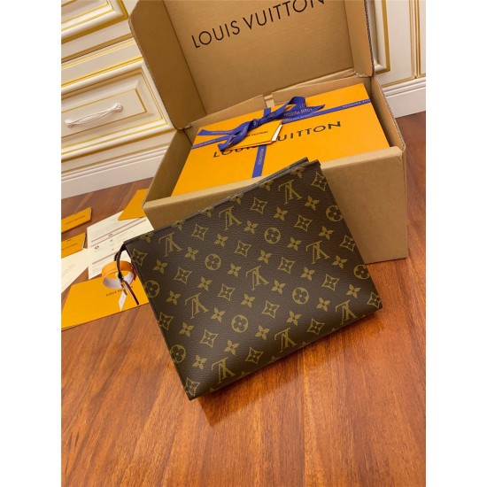 Louis Vuitton M47542 Green Three-in-One Handbag: Monogram Vanity Case: Size - 26x20x5cm