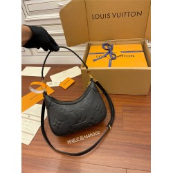 Louis Vuitton BAGATELLE Handbag (M46002) Black: Size - 22x14x9cm