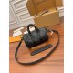 Louis Vuitton Keepall XS Handbag (M45947) Black Monogram: Size - 22x12x9cm