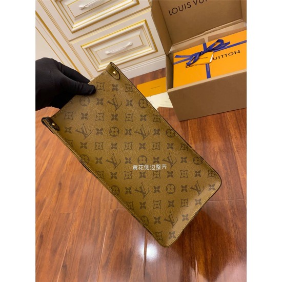 Louis Vuitton M44576 Monogram Long Shoulder Strap for Onthego Handbag: Monogram 41x34x19cm