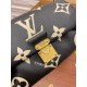 Louis Vuitton M45859 Black Print FAVORITE Handbag, Soft grained leather embossed with oversized Monogram pattern: Size - 24x14x9cm