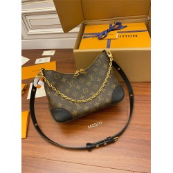 Louis Vuitton BOULOGNE Handbag (M45831) Black Monogram: Size - 29x16x9.5cm