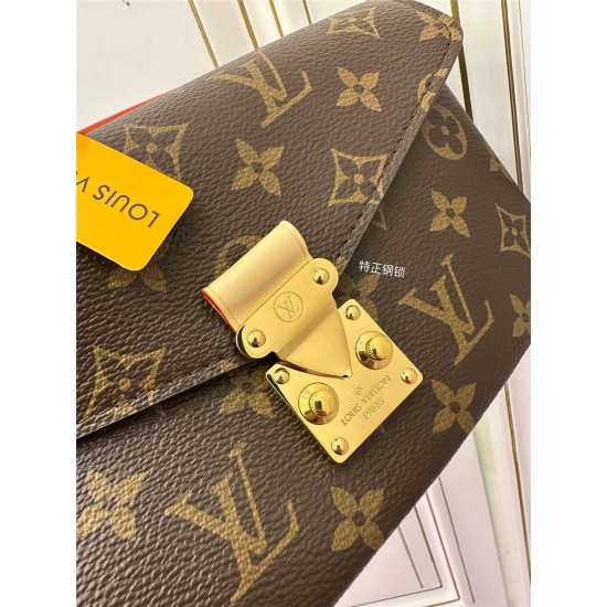 Louis Vuitton POCHETTE MÉTIS Metis EAST WEST Handbag (M46279) Monogram: Size - 21.5x13.5x6cm