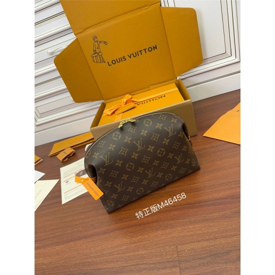 Louis Vuitton Cosmetic Bag (M46458) Monogram Cosmetic Bag Series: Size - 27x18x9cm