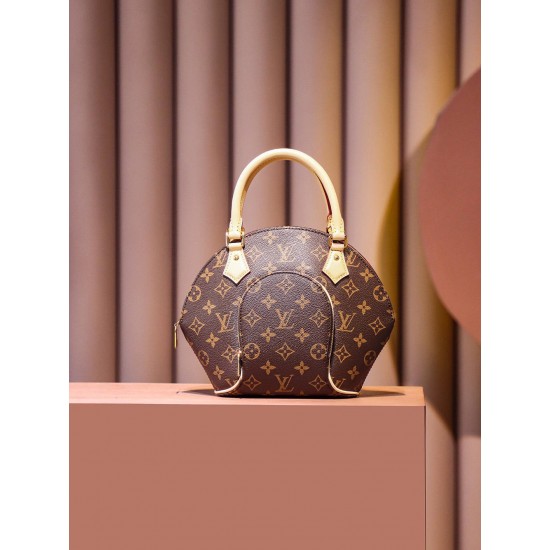 Louis Vuitton Ellipse Small Handbag (M46196) Blend of Monogram: Size - 28x21x8cm