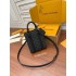 Louis Vuitton M46453 Monogram Eclipse Black Mini Men's Bag Series Sac Plat Small: Size - 19x22x7cm