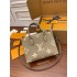 Louis Vuitton M45494 Elephant Gray Print ONTHEGO Small Handbag: Size - 34x26x15cm