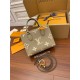 Louis Vuitton M45494 Elephant Gray Print ONTHEGO Small Handbag: Size - 34x26x15cm