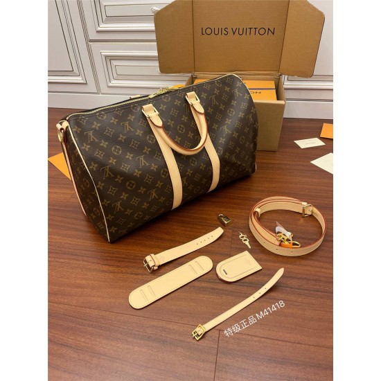 Louis Vuitton M41418 Monogram Yellow Leather: Size - 45x27x20cm