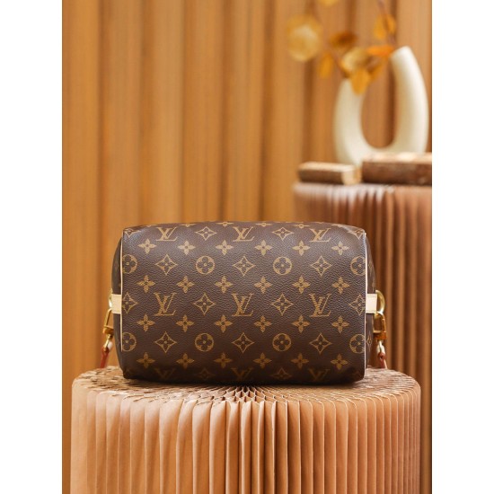 Louis Vuitton SPEEDY 25 Handbag (with Shoulder Strap) (M41113) Monogram: Size - 25x19x15cm