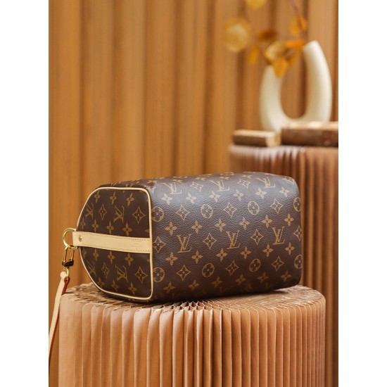 Louis Vuitton SPEEDY 25 Handbag (with Shoulder Strap) (M41113) Monogram: Size - 25x19x15cm