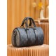 Louis Vuitton M46271 Monogram Eclipse Black Keepall 25 Handbag Monogram Eclipse Black Reverse: Size - 25x15x11cm