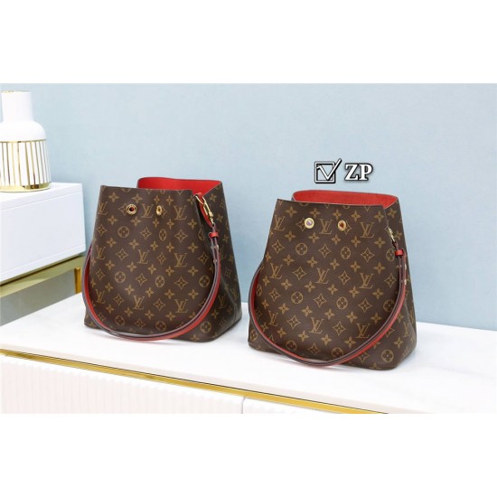 Louis Vuitton M44887 Caramel Gaston-Louis NeoNoe Bucket Bag Monogram: Size - 26x26x17.5 cm