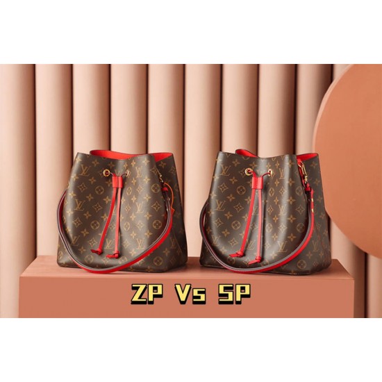 Louis Vuitton M44887 Caramel Gaston-Louis NeoNoe Bucket Bag Monogram: Size - 26x26x17.5 cm