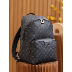 Louis Vuitton M43186 Apollo Backpack Soft Monogram Eclipse Black 40x30x20 cm