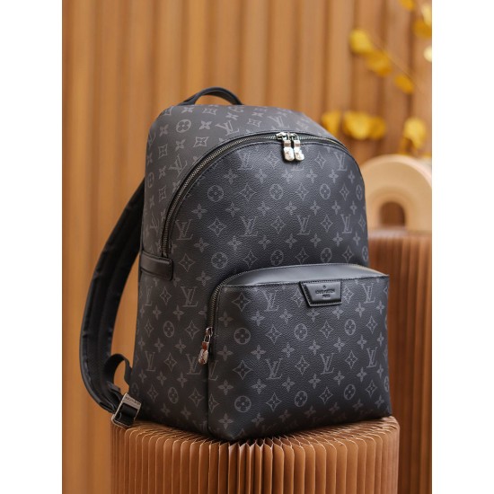 Louis Vuitton M43186 Apollo Backpack Soft Monogram Eclipse Black 40x30x20 cm