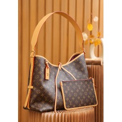 Louis Vuitton CARRYALL Medium Handbag (M46197) Monogram: Size - 39x30x15cm