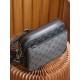 Louis Vuitton M69443 TRIO POCHETTE Handbag Monogram Eclipse Black: Size - 25x18.5x7cm