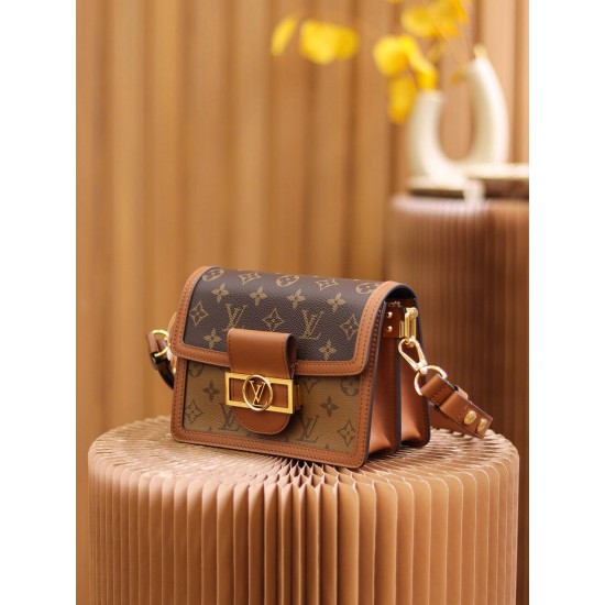 Louis Vuitton DAUPHINE Handbag (M44580) Monogram Monogram: Size - 20x15x9cm