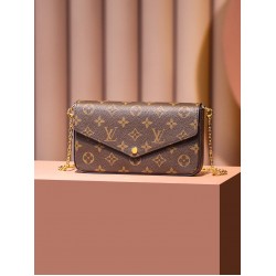 Louis Vuitton FELICIE FÉLICIE Large Handbag (M61276) Handbag Size: 21X11X2CM