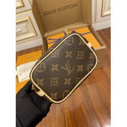 Louis Vuitton Best-selling NANO NOE Handbag (M41346) Classic Monogram: Size - 13x 15x 9cm