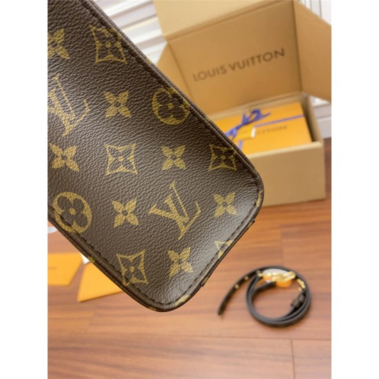 Louis Vuitton PETIT SAC PLAT BB Handbag (M45847) Monogram Size: 21.5x22x9cm