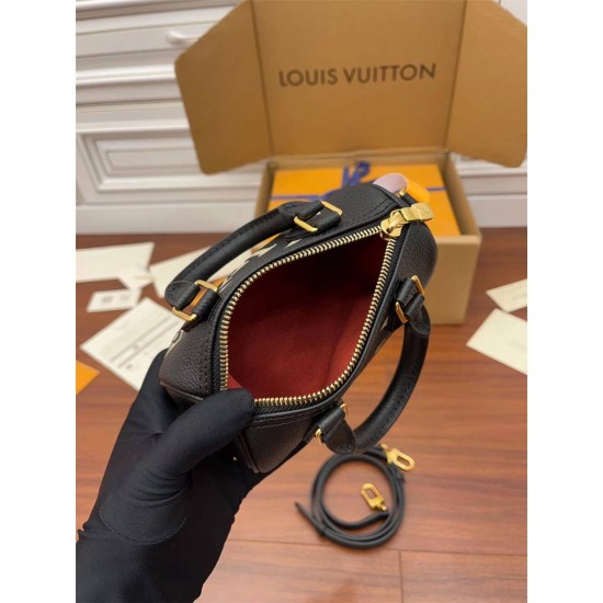 Louis Vuitton NANO SPEEDY Handbag (M81456) Yellow Size: 16x11x9cm