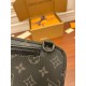 Louis Vuitton SAUMUR Shoulder Bag (M45912) Monogram Eclipse Black Size: 13x18x3.5cm