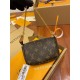 Louis Vuitton M58009 MINI POCHETTE ACCESSORIES Classic Monogram Coin Purse Hand Clutch Size: 15.5x10.5x4cm