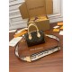 Louis Vuitton SPEEDY 20 Pillow Bag (New Strap) M46234 Monogram Canvas Leather Trim and Fabric Lining Size: 20.5x12.5x12cm