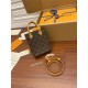 Louis Vuitton PETIT SAC PLAT Handbag (M81295) Monogram Size: 14x15x5cm