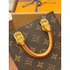 Louis Vuitton PETIT SAC PLAT Handbag (M81295) Monogram Size: 14x15x5cm