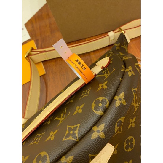 Louis Vuitton BUMBAG Waist Bag (M43644) Classic Monogram, Size: 37x14x13cm