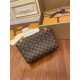 Louis Vuitton VAVIN Small Handbag (N40113) White Vavin Small Handbag Damier Ebene Canvas, Size: 25x17x9.5cm