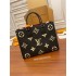 Louis Vuitton M45495 Black Print OnTheGo Medium Tote Bag Monogram pattern printed and embossed on soft grained leather, Size: 34.0x26.0x13.0cm