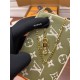 Louis Vuitton MINI POCHETTE ACCESSOIRES Clutch (M81284) Green Spring in the City Capsule Collection, Size: 15.5x10.5x4cm