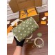 Louis Vuitton SPEEDY BANDOULIÈRE 20 Handbag (M46118) Green Monogram Empreinte Leather, Size: 20.5x13.5x12CM