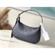 Louis Vuitton M82519 Black Mini Moon Handbag Soft Monogram Empreinte Embossed Leather, Size: 20.5x11x5cm