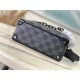 Louis Vuitton N44735 MINI SOFT TRUNK Damier Graphite Monogram Black Virgil Abloh, Size: 18.5x13.0x8.0 cm