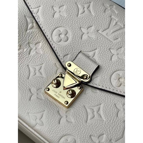 Louis Vuitton POCHETTE MÉTIS Metis Handbag (M46552) Off-White Monogram Empreinte Leather, Monogram Embossing, Size: 25x19x7cm