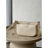 Louis Vuitton MULTI POCHETTE ACCESSOIRES Handbag (M46568) Ivory White Monogram Empreinte Leather, Size: 25x14.5x4.5cm