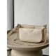 Louis Vuitton MULTI POCHETTE ACCESSOIRES Handbag (M46568) Ivory White Monogram Empreinte Leather, Size: 25x14.5x4.5cm