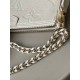 Louis Vuitton MULTI POCHETTE ACCESSOIRES Handbag (M46568) Ivory White Monogram Empreinte Leather, Size: 25x14.5x4.5cm