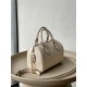 Louis Vuitton SPEEDY BANDOULIÈRE 20 Handbag (M58954) Ivory White Monogram Empreinte Leather, Size: 20.5x13.5x12cm