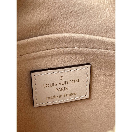 Louis Vuitton SPEEDY BANDOULIÈRE 20 Handbag (M58954) Ivory White Monogram Empreinte Leather, Size: 20.5x13.5x12cm