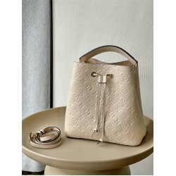 Louis Vuitton NéoNoé NeoNoe Medium Handbag (M46526) Ivory White NéoNoé NeoNoe Bucket Bag, Size: 26x26x17.5cm