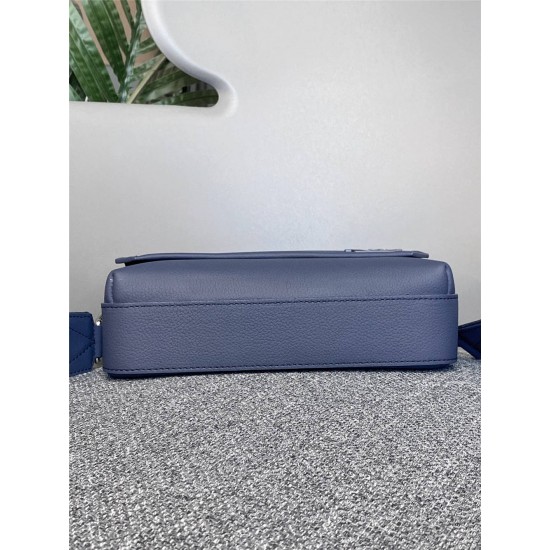 Louis Vuitton Fastline Messenger Bag (M22611) Blue, Size: 23.5x18x7CM