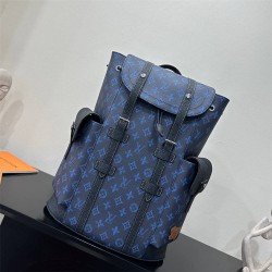 Louis Vuitton CHRISTOPHER Medium Backpack (M46338) Christopher Medium Backpack Coated Canvas Monogram, Size: 38x44x21cm